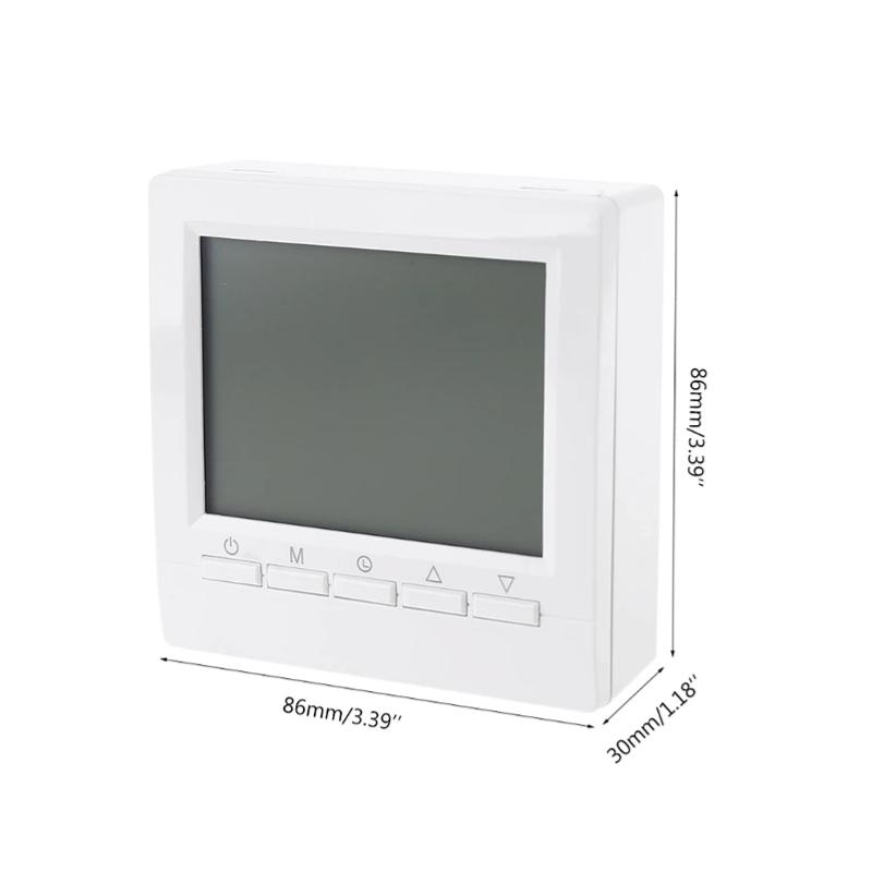 Цифровой термостат Программируемый газовый котел Регулятор температуры отопления Интеллектуальный термостат Контроллер комнатной температуры Энергосберегающий термостат