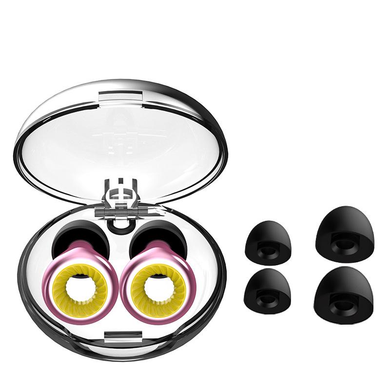 Шумоподавляющие бесшумные металлические силиконовые беруши с петлей-кольцом для сна и плавания