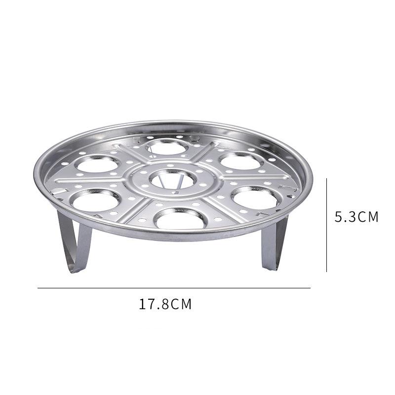 Скороварка с 7 отверстиями, пароварка для риса, трехфутовая кастрюля, подставка для варки яиц на пару, нержавеющая сталь, держатель для продуктов, решетка для варки на пару, кухонная утварь