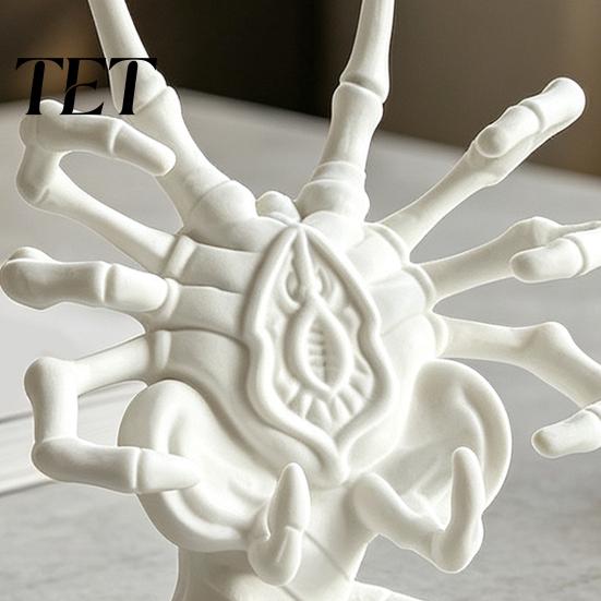 Hands Free Viewing Stand Sci-Fi Horror Theme Phone Holder, 3D Printed Unique Desk Ornament, Functional Art Creative Stable PLA for Home And