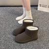 [Spot Quick Delivery] New Fashion Snow Boots Women's Thick Soles 2025 Direct Sales Thickened Velvet Waterproof Warm Cotton Shoes