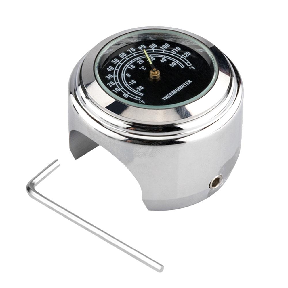 22-25 мм мотоциклетные часы термометр датчик температуры водостойкие аксессуары для мотоциклов часы на руль мото стиль мото