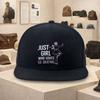 Ice Skating Girl Graphic Baseball Cap Adjustable Polyester Snapback Hat for Casual Street Wear