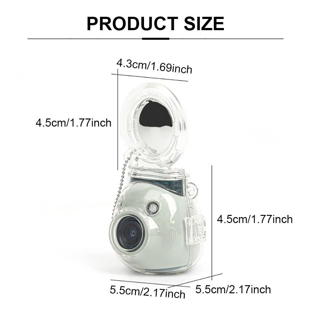 Прозрачный селфи-зеркало Crystal Camera Cover Защитный чехол для Fujifilm instax Pal
