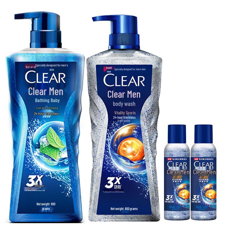 Clear Мужской гель для душа и средство для мытья тела