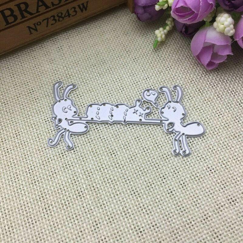 Резка муравьев, металлический трафарет, сделай сам, скрапбукинг, альбом, бумажная карта, тиснение, ремесло, высечка, насекомое