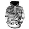 Musical Note 3d Printed Hoodie Men and Women Street Casual Cool Fashion Pullover