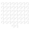 50Pcs Xmas Light Gutter Hook Stainless Steel Secure Fixation Xmas Light Hanger Gutter Hook Clip for