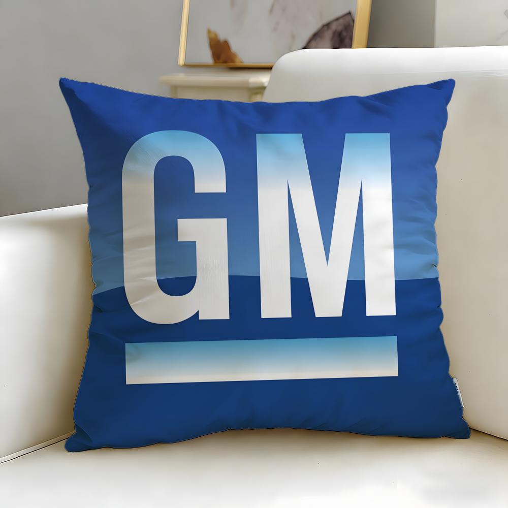 Классический автомобильный бренд General Motors Наволочка Мягкая и легко стирающаяся – Универсальная для дивана, кровати, путешествий и офиса