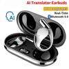 Bluetooth 5.4 AI Translation Earphones Real Time Support 144 Language Wireless Ear-hook Headsets HiFi Noise Reduction Headphones