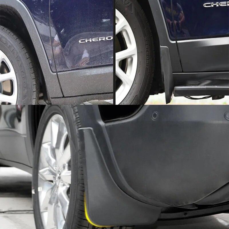 For Jeep Cherokee 2014-2018 Mudguard Fender Mud Flap Guards Splash Mudflaps Car Accessories Mudguards Front Rear 4pcs