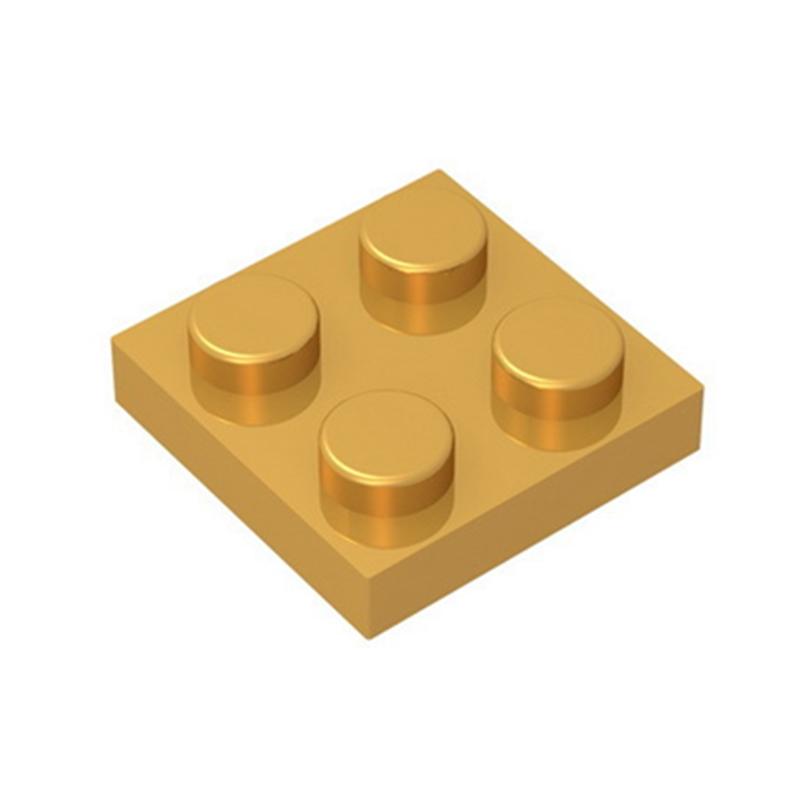 80 шт. Пластина 2x2 точки Разноцветная Совместимая с 3022 94148 Самоблокирующиеся Кирпичи Строительные Блоки Игрушки Аксессуары