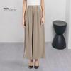Женские длинные брюки, однотонные, прямые, широкие брюки, высокая талия, застежка-молния, повседневные брюки, офисные женские брюки, одежда для поездок на работу