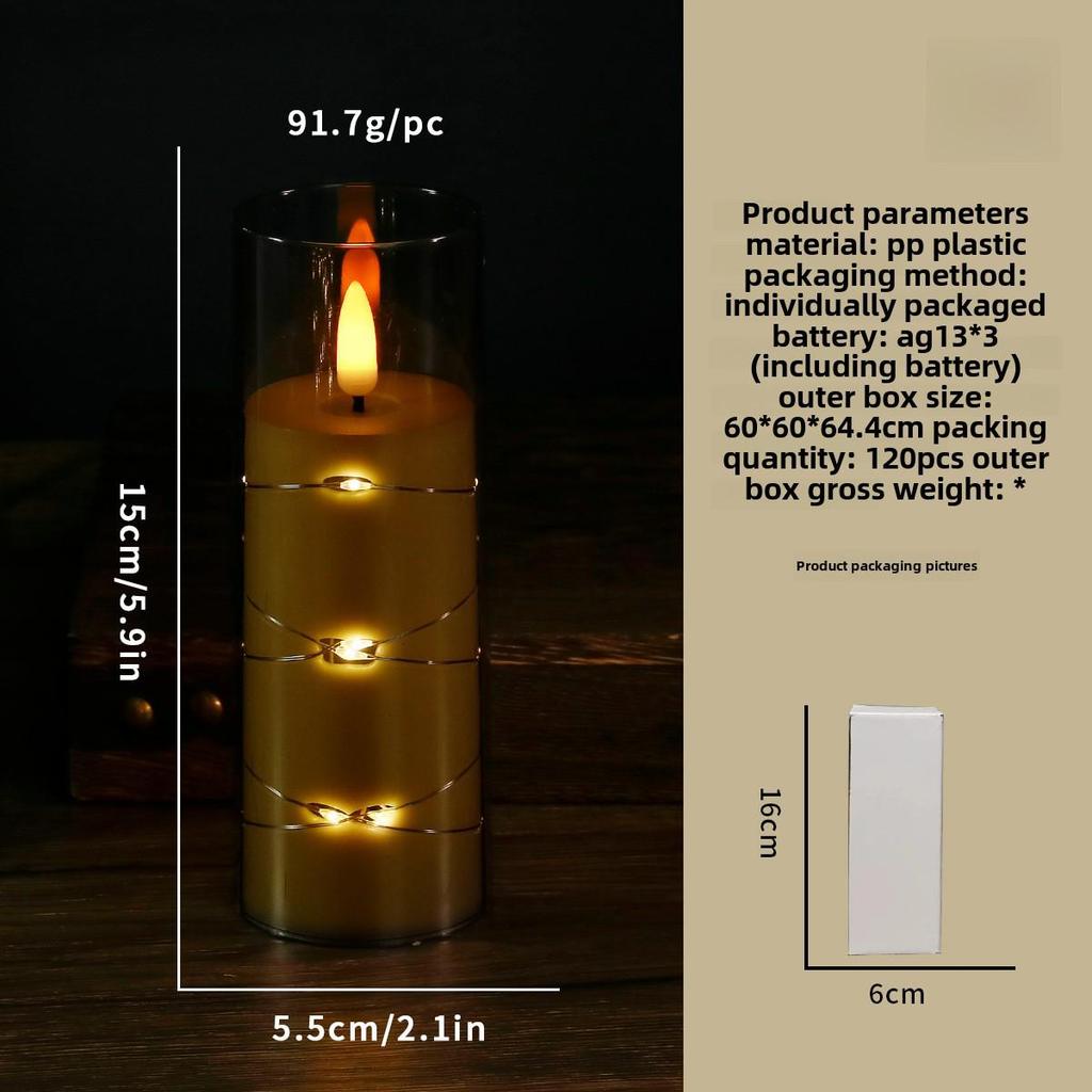 "LED Remote Control Candle Lights for Weddings, Birthdays, Parties & Concerts - Electronic ABS Simulation String Light Decoration"