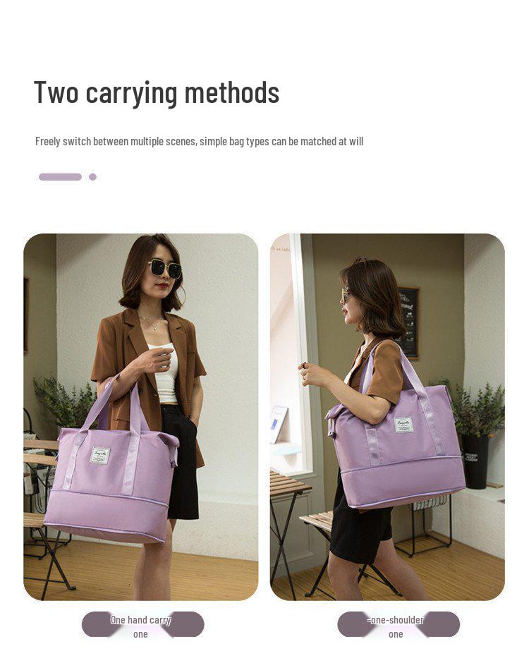 Женская легкая дорожная сумка большой вместимости для поездок на короткие расстояния и спортивных поездок