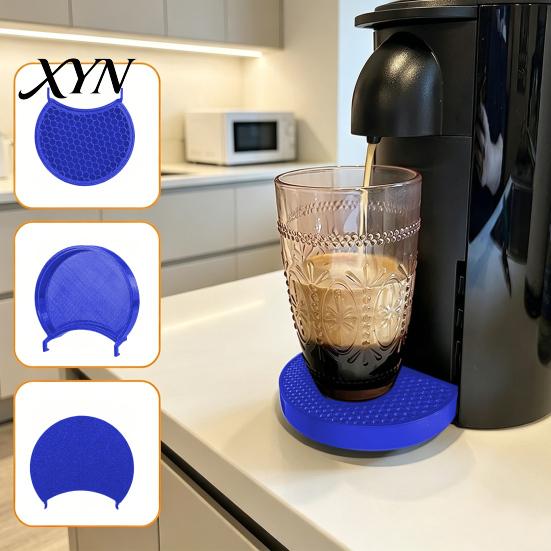 Подставка-стабилизатор для чашек, поддон для капель для кофемашины Nespresso, съемная вставка-защита от пролива с ячейками-сот, универсальные аксессуары