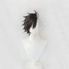 Cosplay Wig from In Black and Cool Short Hair for and Includes 3 Bonus a Dedicated and a Memo Heat-resistant "Second Castle" White. Costumes, Parties,