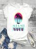 2020 Сериал MIAMI VICE Футболка Miami Vice Арчер Ретро Винтаж Неон 80-е Ретровейв Синтвейв Футболка