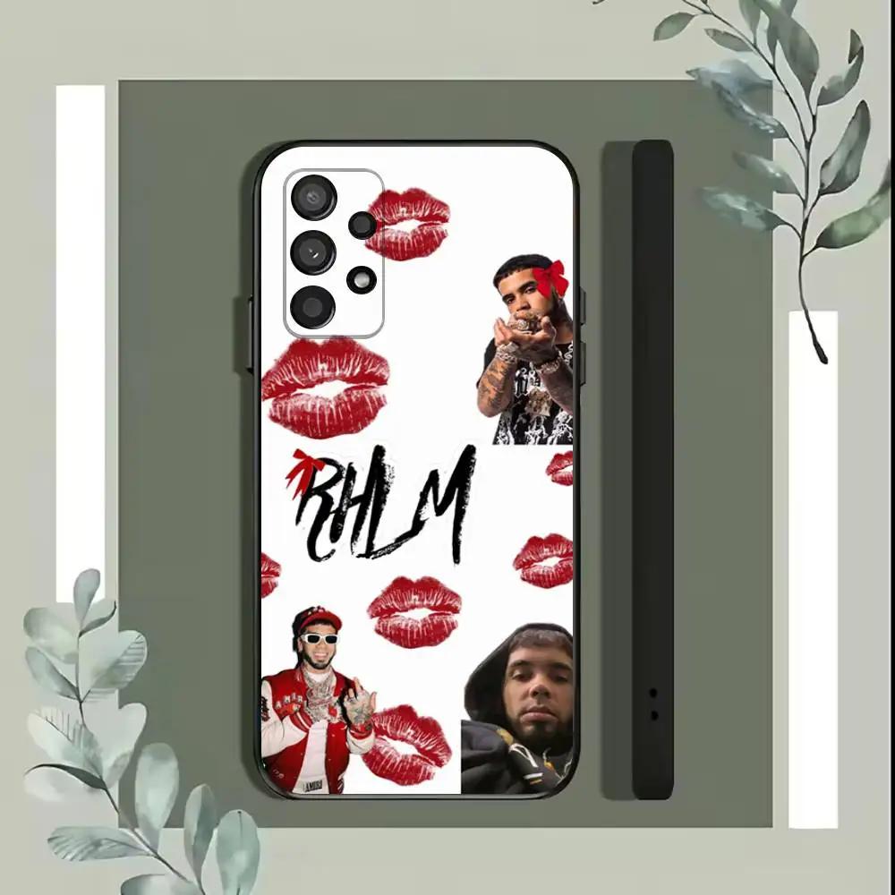A-Anuel A-AA Рэпер Чехол для телефона для Samsung S25,S24,S21,S22,S23,S30,Ultra,S20,Plus,Fe,Lite,5G Черный чехол