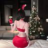 Erotic lingerie bunny lady Christmas eve female bandeau set cute pure lust bunny girl cos set