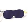 3D Black Stereo Sleep Eye Mask for Travel and Aviation, Nose Bridge-Free