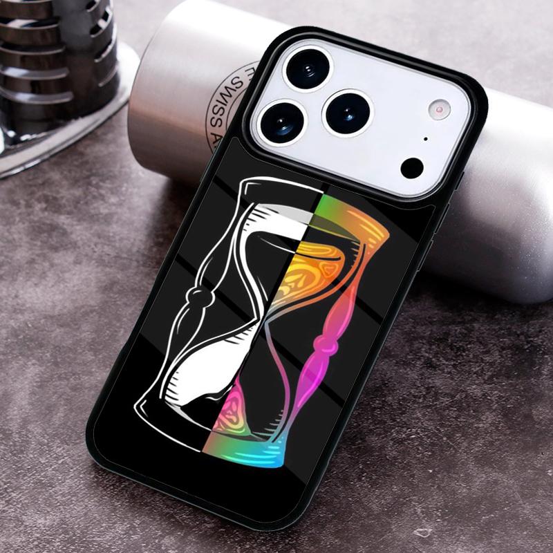Hourglass Phone Case for iPhone 17 16 15 Pro Max Air 14 13 12 11 Plus Shockproof Cover