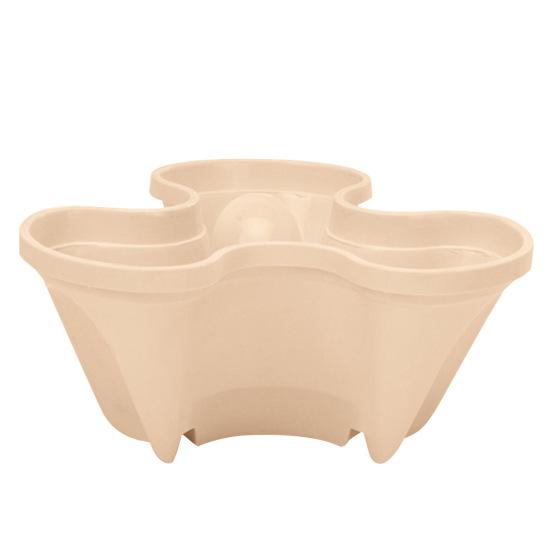 Пластиковый штабелируемый вертикальный держатель горшка для цветочных растений, декор для садового горшка