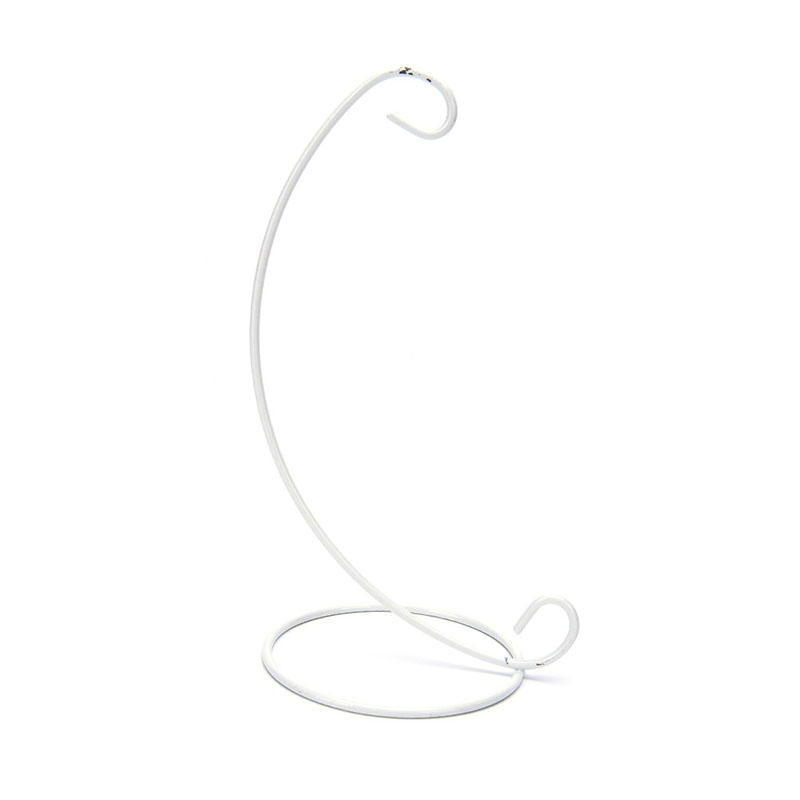 1X 23Cm 9" Iron Plant Stand Holder For Clear Glass Hanging Vase Home Decor
