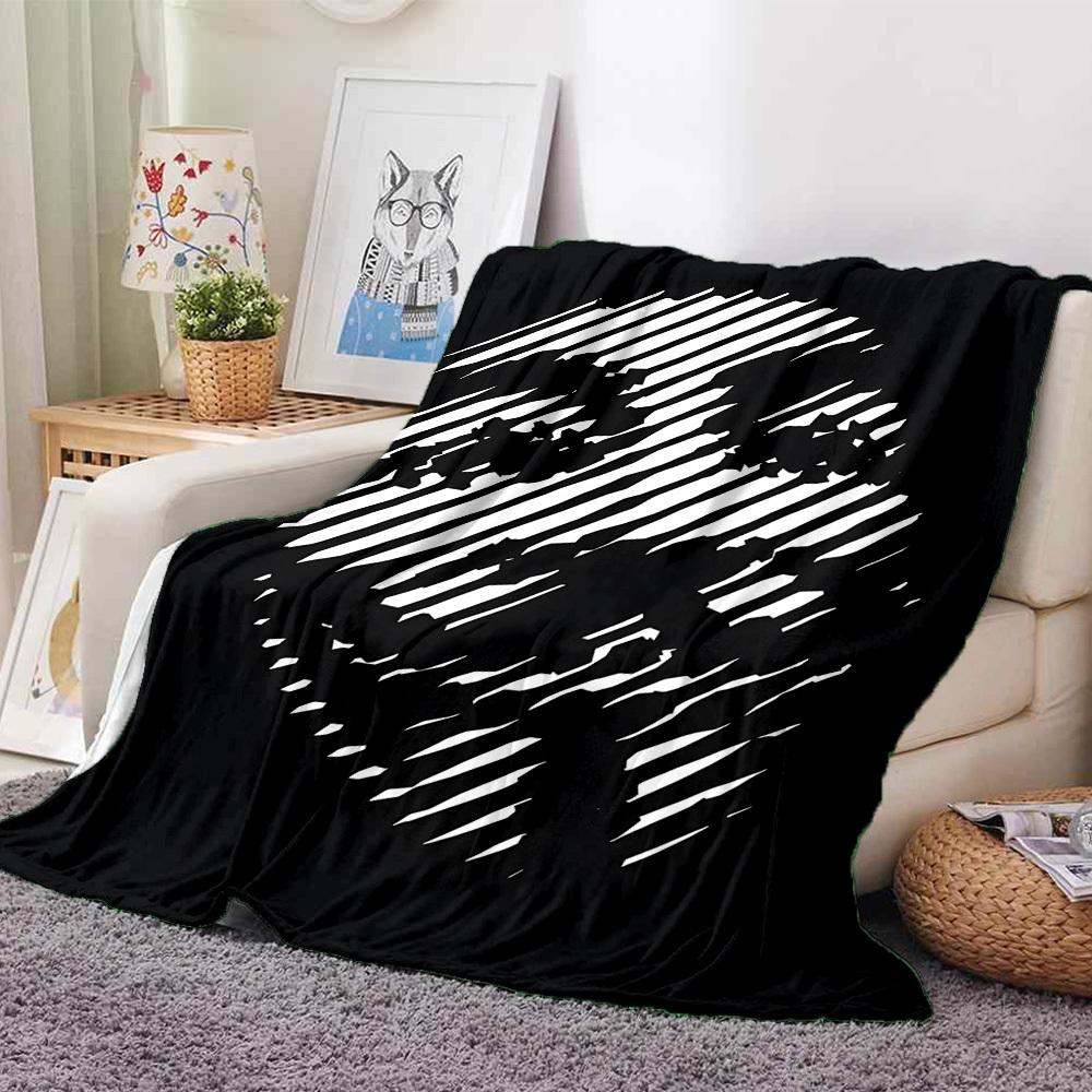 1pc Abstract Design Blanket Soft All Season Throw with Vibrant Design, Perfect for Home, Travel, and Gifts, Ideal for Naps and Camping