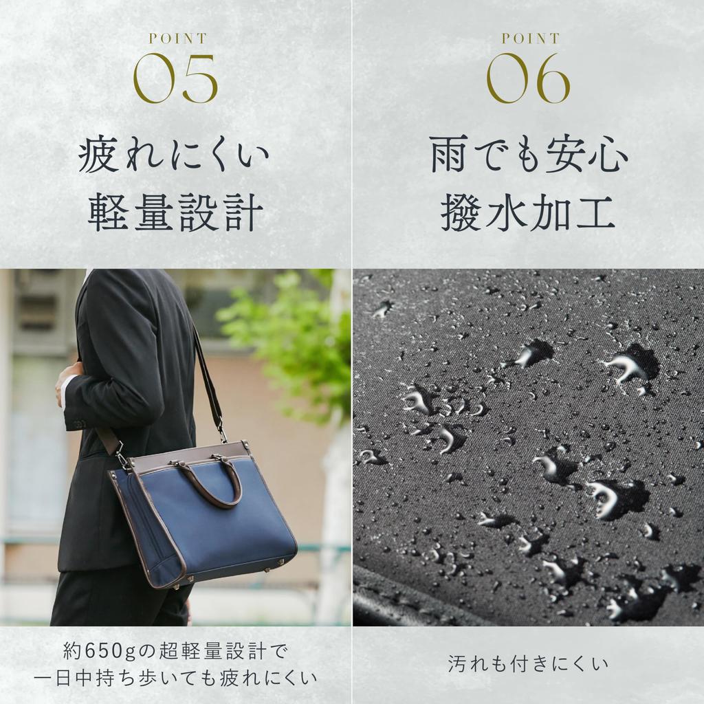 GLEVIO Деловая сумка черная 2way мужская