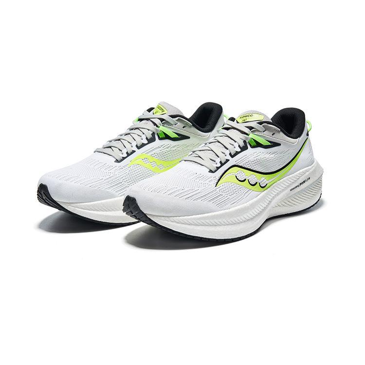 SAUCONY Triumph 21 White Slime Men Sneakers S20881-75