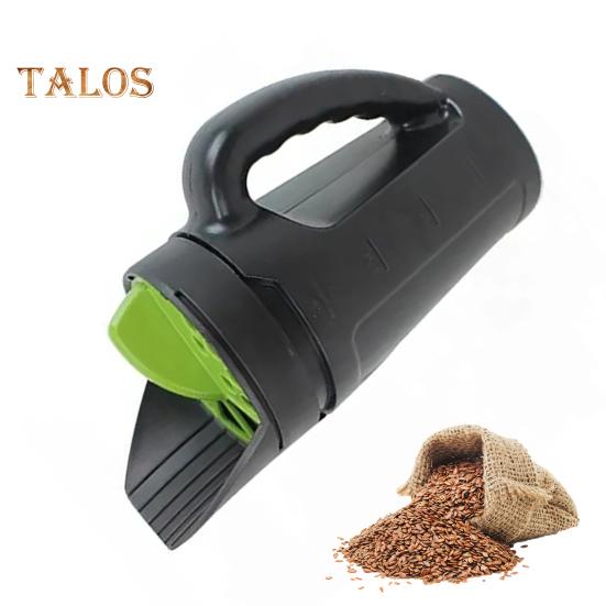 2.5л ручной разбрасыватель семян с регулируемыми размерами отверстий садовый сельскохозяйственный ручной разбрасыватель для семян соли удобрение размораживатель