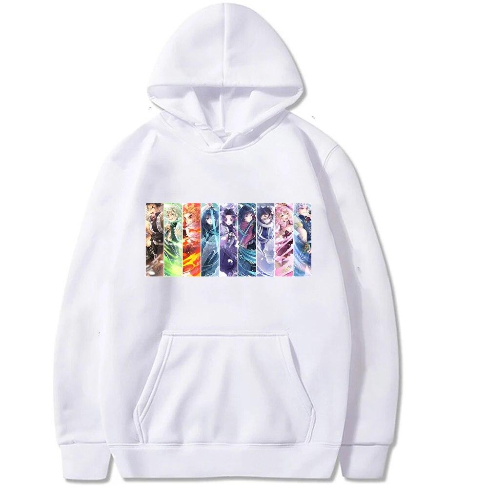 Anime Demon Slayer Hoodies Sweatshirt Kimsetsu No Yaiba Pullover Tracksuit Women Sweatshirt Unisex Hoodie Kids Unisexs Clothes Coat