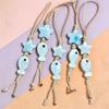 Pastel Colors Star Flower Phone Charm Bag Decoration Phone Lanyard  Telephone Accessories