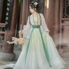 Chinese Song Dynasty Style Hanfu Women's Wear Daily Pleated Skirt Set