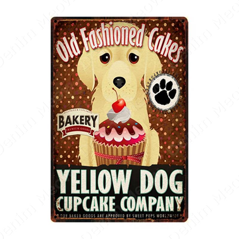 Остерегайтесь собаки, винтажные металлические жестяные таблички, таблички для бара, кафе, домашний уличный декор, настенный художественный постер с домашними животными запрещен, N360