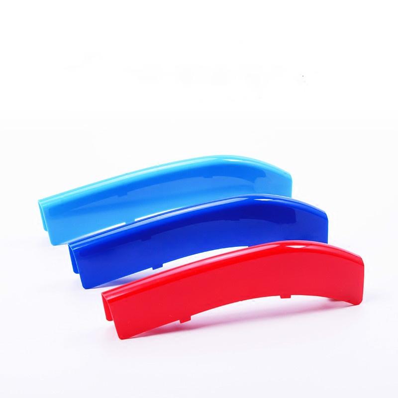 3D передняя решетка автомобиля, отделка полосок, наклейка для автоспорта, стиль M, Стайлинг автомобиля для BMW