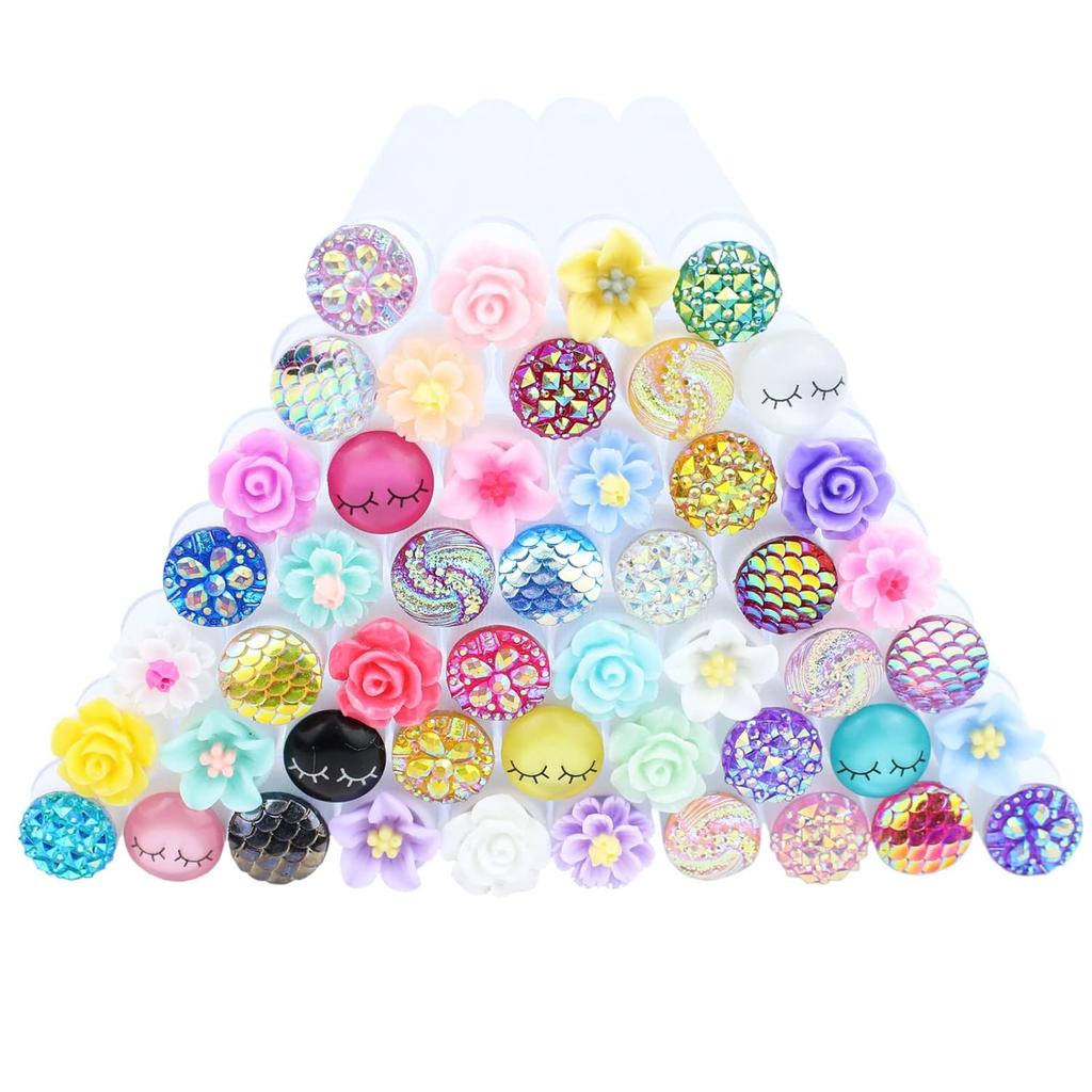 50Sets Mascara Wand Tube Diamond HeadMascara Brushes Eyelash Spoolies Brush Makeup ToolApplicator Eyelash Brush Tubes Makeup Brush