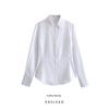 Kaslead New Arrival Women's Fashion Style Fashion Casual Easiest for Match Poplin Silm Shirt 2157056