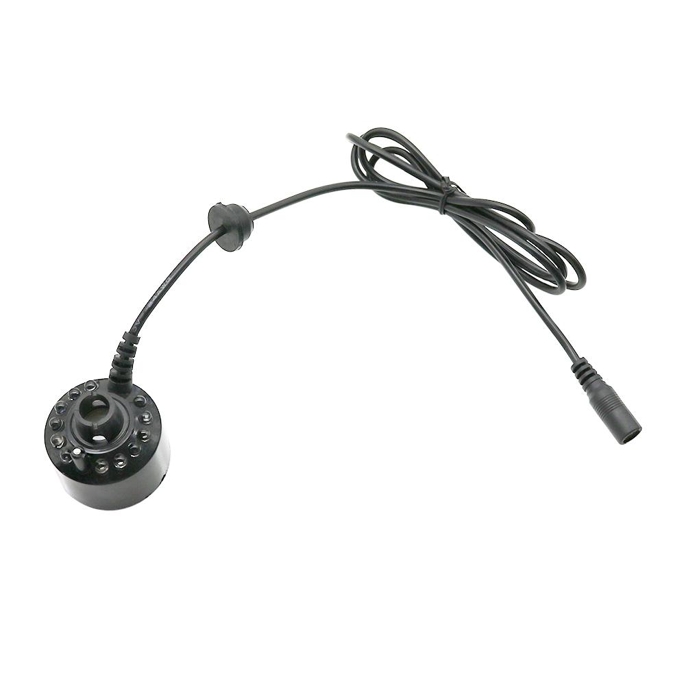 12 Светодиодная Цветная Подсветка Ультразвуковой Генератор Тумана Фоггер Туман Водный Фонтан Пруд Атомайзер Увлажнитель Воздуха Сад Улица Распылитель Инструмент