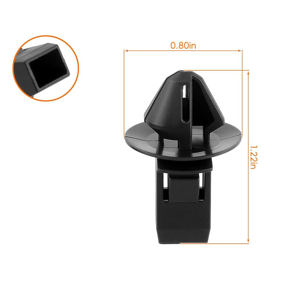 8 шт. Клипсы молдинга решетки 68213168AA Подходят для Ram 1500 2013-2020 Черный