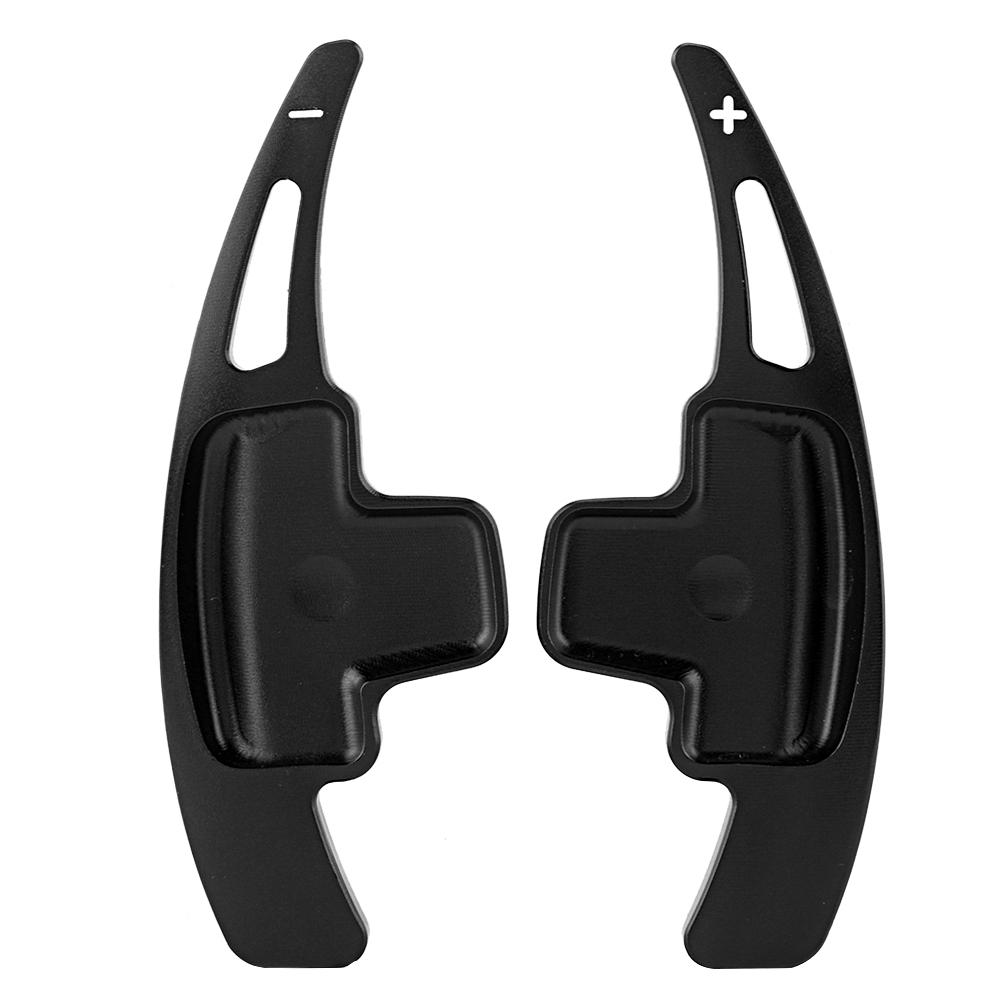 Aluminum Car Steering Wheel Shift Paddles Extensions Fit For Mercedes Benz A B E R Class(Black)