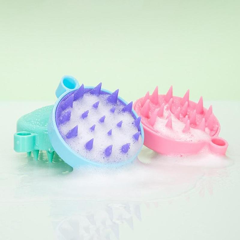 Silicone Shampoo Scalp Hair Massager Shampoo Massage Comb Bath Massage Brush Scalp Massager Hair Shower Brush Comb Care Tool