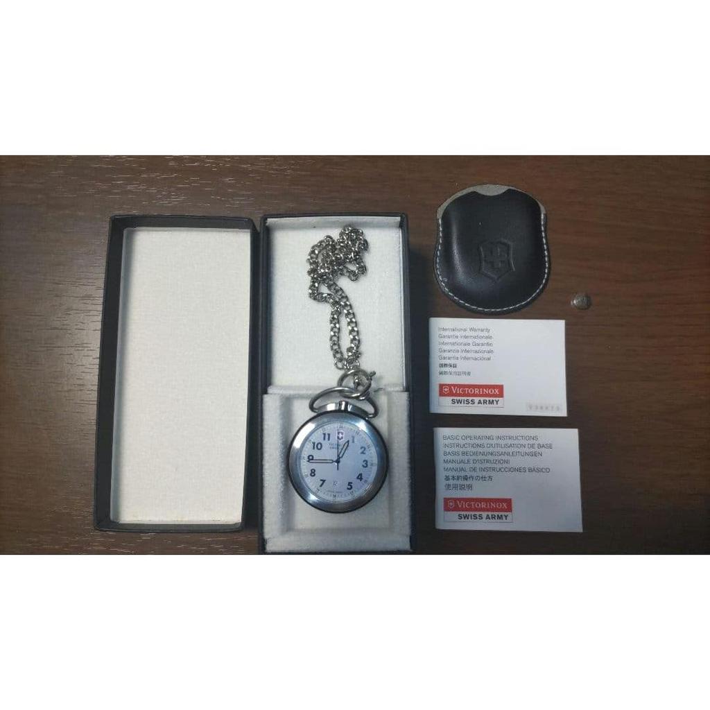 Использованные карманные часы VICTORINOX Swiss Army с коробкой и футляром