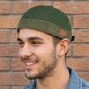 Solid Color Landlord Hat Brimless Docker Hat Casual Dome Melon Cap  Streetwear