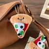 Pizza Plush Charming Toy Keychain Cute Cheese Accessory Perfect For Gifts