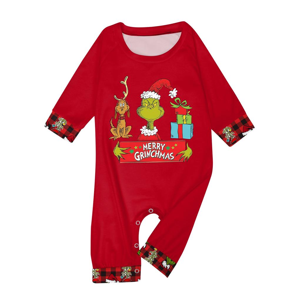 Комплект из топа и брюк с рождественскими принтами для всей семьи Одинаковые комплекты для всей семьи