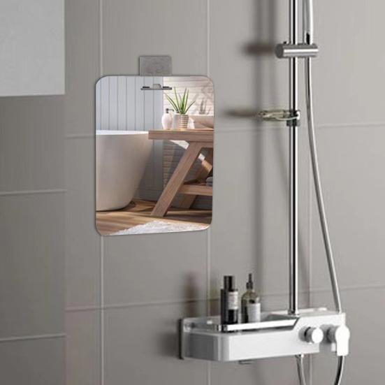 30x20 см незапотевающее зеркало для душа с присоской для держателя бритвы, крючок, противотуманное для мужчин