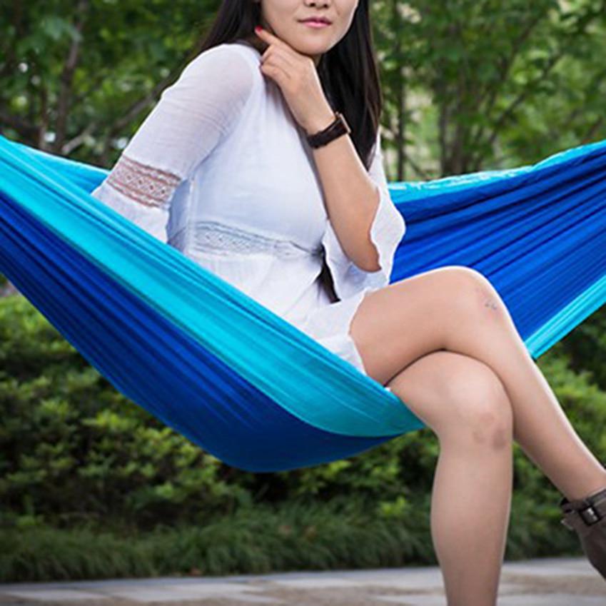 Outdoor Hunting Sleeping Swing Camping Hammock Hiking Portable Heavy Duty Hanging Bed