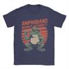 Men Amphibians Against Authority  T Shirt  Cotton Clothes Vintage Short Sleeve Crew Neck Tees Graphic T-Shirts